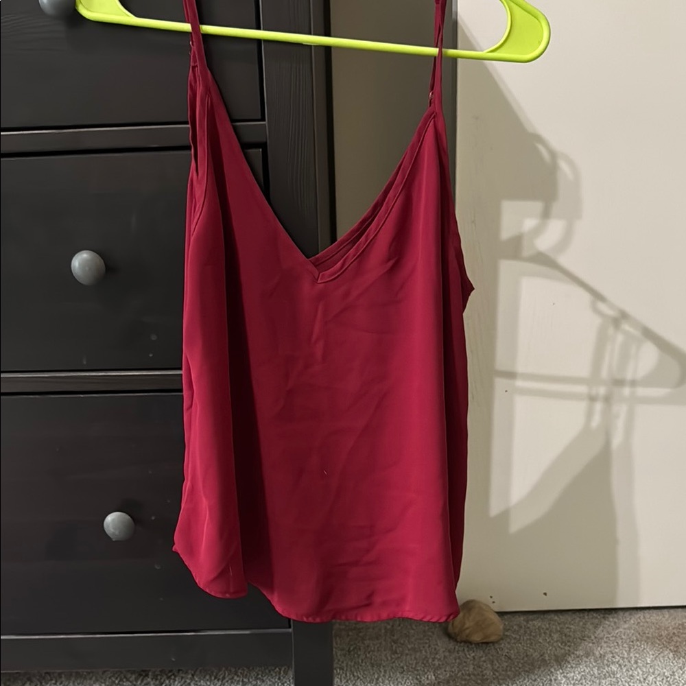Elegant Red Women's Top